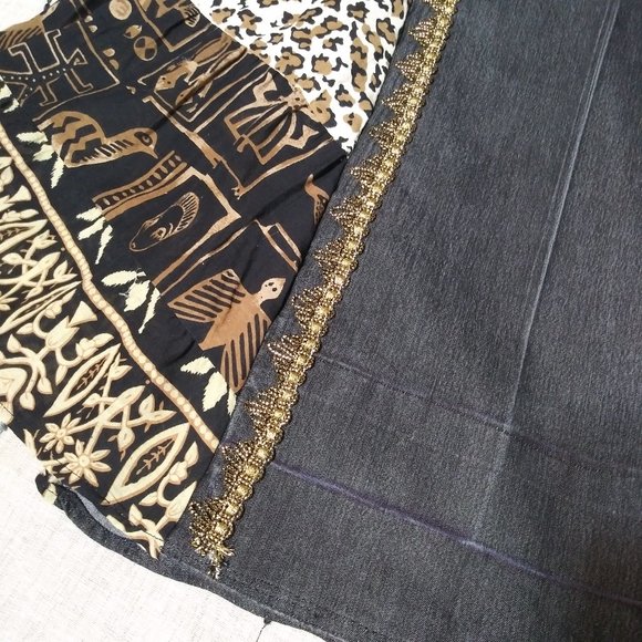 1124 Jeaniemade Size 12s Petite Lee Bell-Bottoms - Picture 3 of 4